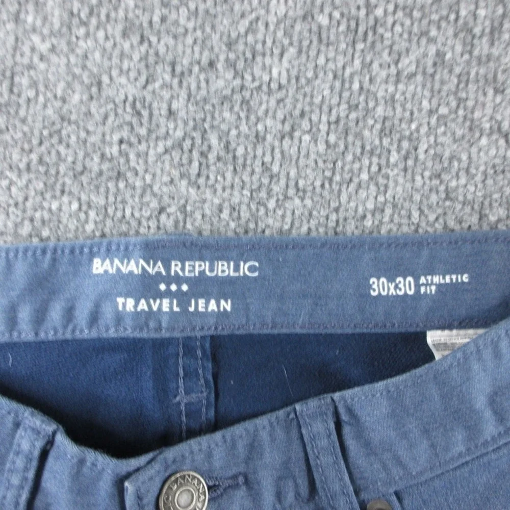 Banana Republic Jeans Men 30x30 Blue‎ Travel Jean Cotton Stretch Denim Casual